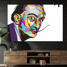 Lade das Bild in den Galerie-Viewer, Leinwandbild Salvador Dali Abstrakt Art Querformat