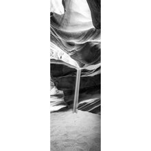 Lade das Bild in den Galerie-Viewer, Aluminiumbild Sandstrahl fällt von Felsen Panorama Hoch