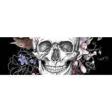 Lade das Bild in den Galerie-Viewer, Poster Schädel und Blumen Panorama