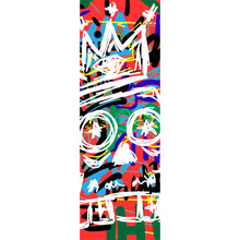 Lade das Bild in den Galerie-Viewer, Acrylglasbild Schädel mit Krone Street Art Panorama Hoch