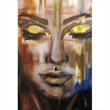 Lade das Bild in den Galerie-Viewer, Acrylglasbild Schlafende Frau Zeichenstil Abstrakt Hochformat