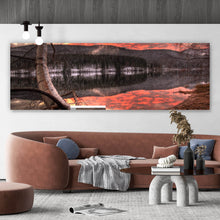 Lade das Bild in den Galerie-Viewer, Poster Schluchsee in der Abenddämmerung Panorama