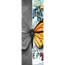 Lade das Bild in den Galerie-Viewer, Poster Schmetterling Modern Art Panorama Hoch