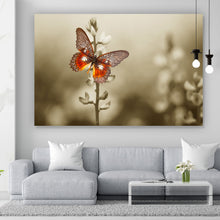 Lade das Bild in den Galerie-Viewer, Poster Schmetterling Vintage Querformat
