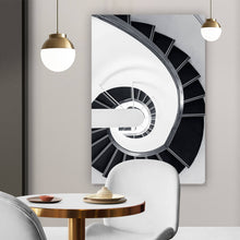 Lade das Bild in den Galerie-Viewer, Poster Schwarze Treppe Hochformat