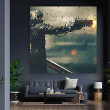 Lade das Bild in den Galerie-Viewer, Leinwandbild Sci-Fi Spielcharakter Quadrat
