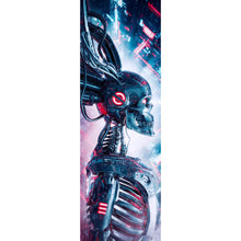 Lade das Bild in den Galerie-Viewer, Spannrahmenbild Science Fiction Skelett Panorama Hoch