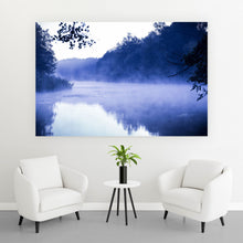 Lade das Bild in den Galerie-Viewer, Poster See am Morgen Querformat