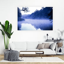 Lade das Bild in den Galerie-Viewer, Poster See am Morgen Querformat