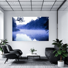 Lade das Bild in den Galerie-Viewer, Poster See am Morgen Querformat