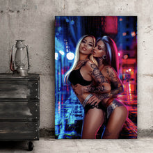 Lade das Bild in den Galerie-Viewer, Poster Sexy City Girls Hochformat