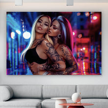 Lade das Bild in den Galerie-Viewer, Poster Sexy City Girls Querformat