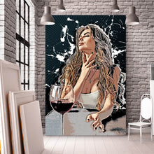 Lade das Bild in den Galerie-Viewer, Poster Sexy Frau im Cartoon Style Hochformat