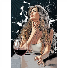 Lade das Bild in den Galerie-Viewer, Poster Sexy Frau im Cartoon Style Hochformat
