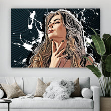 Lade das Bild in den Galerie-Viewer, Poster Sexy Frau im Cartoon Style Querformat