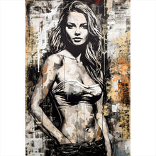 Lade das Bild in den Galerie-Viewer, Poster Sexy Frau Abstrakt Art Hochformat