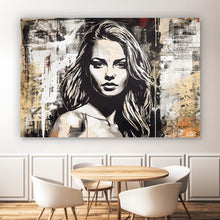 Lade das Bild in den Galerie-Viewer, Poster Sexy Frau Abstrakt Art Querformat