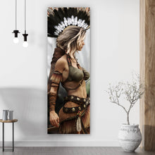 Lade das Bild in den Galerie-Viewer, Poster Sexy Indianerin Panorama Hoch
