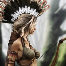 Lade das Bild in den Galerie-Viewer, Poster Sexy Indianerin Quadrat