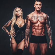 Lade das Bild in den Galerie-Viewer, Poster Sexy Tattoo Paar Quadrat