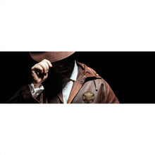Lade das Bild in den Galerie-Viewer, Poster Sheriff mit Cowboyhut Panorama