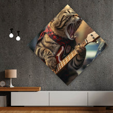 Lade das Bild in den Galerie-Viewer, Poster Singende Katzen mit Gitarre Raute