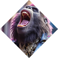 Lade das Bild in den Galerie-Viewer, Poster Singender Gorilla Raute