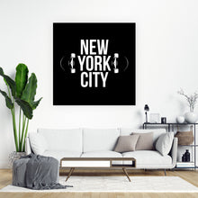 Lade das Bild in den Galerie-Viewer, Poster Skateboard New York City Quadrat