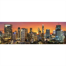 Lade das Bild in den Galerie-Viewer, Aluminiumbild Skyline in Thailand bei Dämmerung Panorama