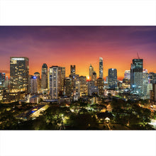 Lade das Bild in den Galerie-Viewer, Poster Skyline in Thailand bei Dämmerung Querformat