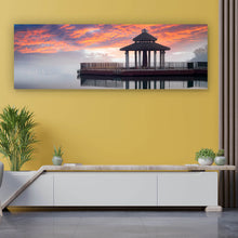Lade das Bild in den Galerie-Viewer, Leinwandbild Sonnenaufgang in Taiwan Panorama