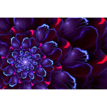 Lade das Bild in den Galerie-Viewer, Leinwandbild Space Flower Querformat