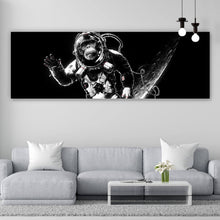 Lade das Bild in den Galerie-Viewer, Aluminiumbild Space Monkey Panorama
