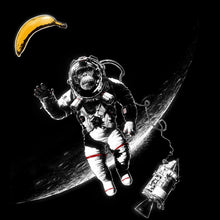 Lade das Bild in den Galerie-Viewer, Aluminiumbild gebürstet Space Monkey Quadrat