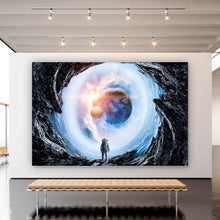 Lade das Bild in den Galerie-Viewer, Poster Spaziergang im Kosmos Querformat