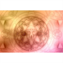 Lade das Bild in den Galerie-Viewer, Leinwandbild Spirituelles Mandala Querformat