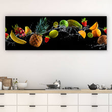 Lade das Bild in den Galerie-Viewer, Poster Spritziges Obst Panorama