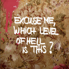 Lade das Bild in den Galerie-Viewer, Poster Spruchbild Excuse Me Vintage Quadrat