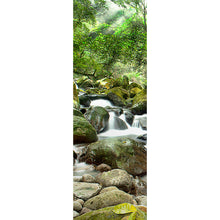 Lade das Bild in den Galerie-Viewer, Aluminiumbild Steiniger Wasserfall Panorama Hoch