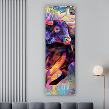 Lade das Bild in den Galerie-Viewer, Poster Stier Abstrakt Panorama Hoch