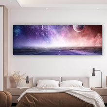Lade das Bild in den Galerie-Viewer, Poster Straße zur Galaxie Panorama