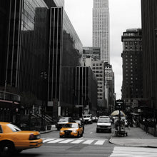Lade das Bild in den Galerie-Viewer, Poster Streetlife Manhattan Quadrat