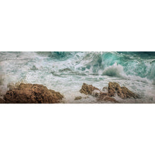 Lade das Bild in den Galerie-Viewer, Poster Stürmisches Meer Panorama