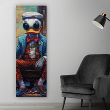 Lade das Bild in den Galerie-Viewer, Leinwandbild Stylischer Donald Digital Art Panorama Hoch