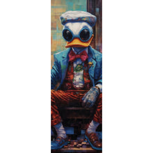 Lade das Bild in den Galerie-Viewer, Leinwandbild Stylischer Donald Digital Art Panorama Hoch