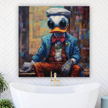 Lade das Bild in den Galerie-Viewer, Poster Stylischer Donald Digital Art Quadrat