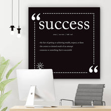 Lade das Bild in den Galerie-Viewer, Leinwandbild Success Quadrat
