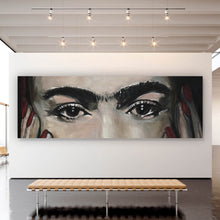 Lade das Bild in den Galerie-Viewer, Poster Südländische Frida Zeichenstil Panorama