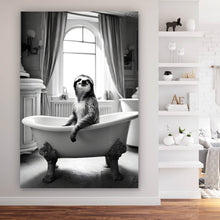 Lade das Bild in den Galerie-Viewer, Poster Süßes Faultier in der Wanne Hochformat