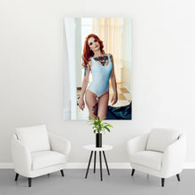 Lade das Bild in den Galerie-Viewer, Acrylglasbild Tattoo Girl No.1 Hochformat